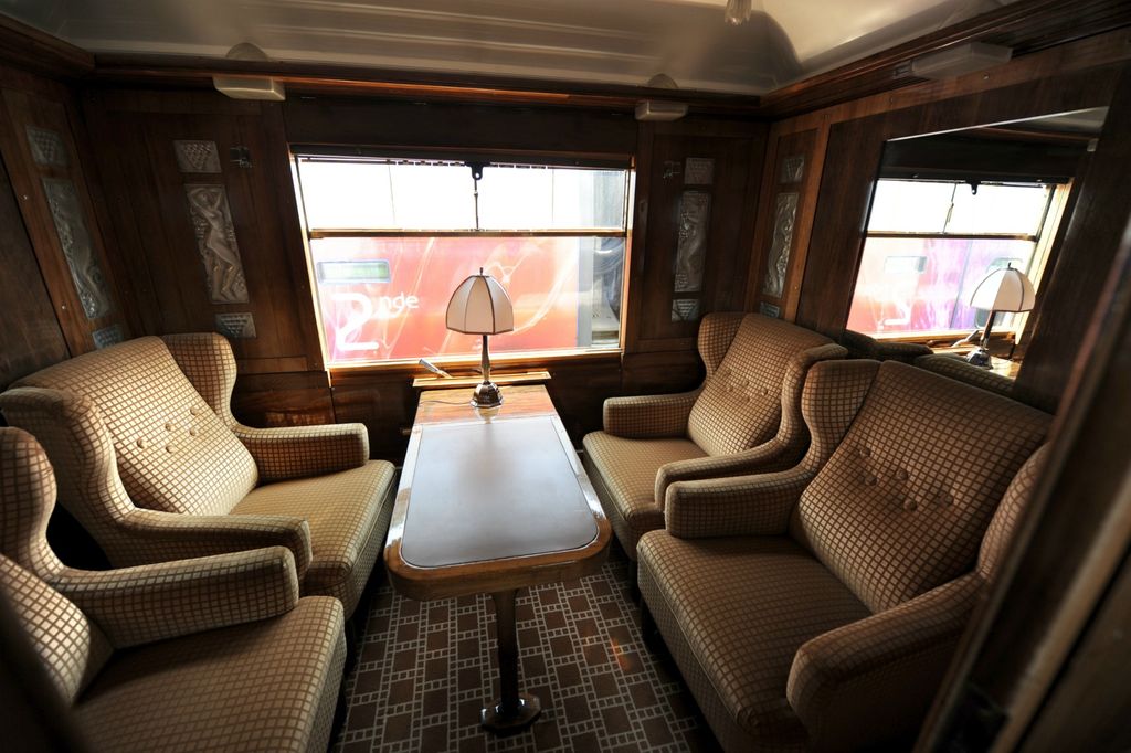 Unutrašnjost Orient Expressa
