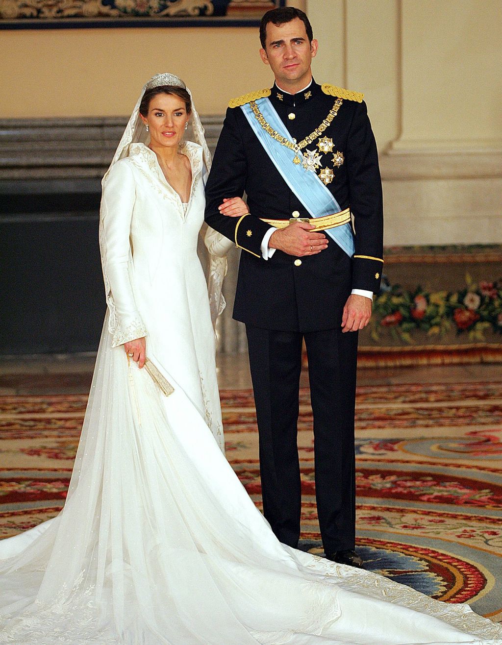 U svibnju 2004. godine Letizia se udala za princa Felipea