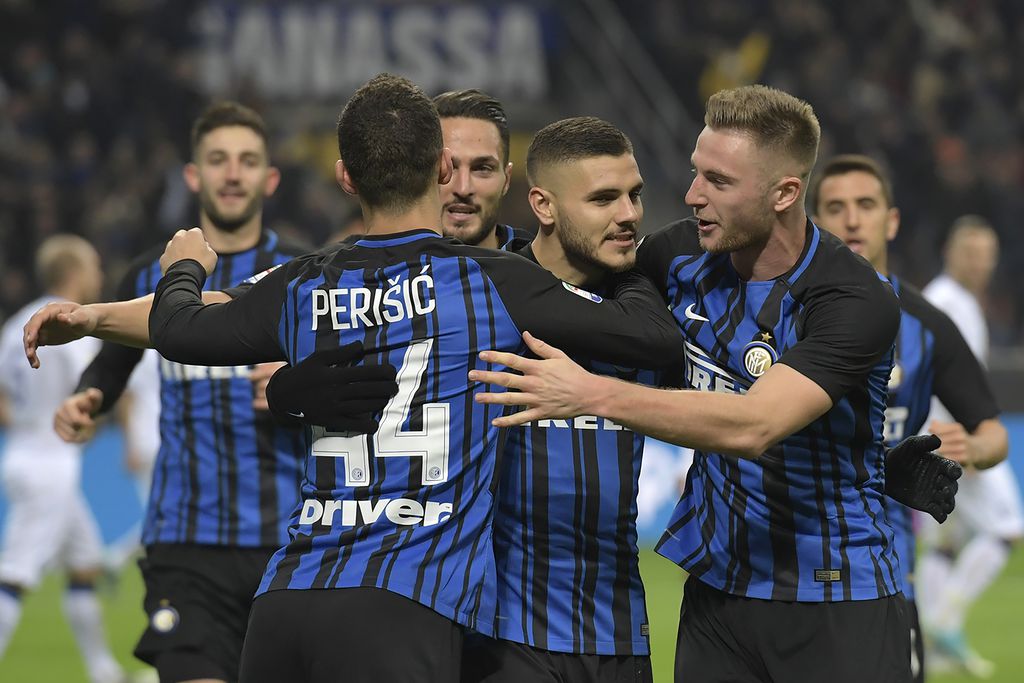 Slavlje igrača Intera (Foto: AFP)