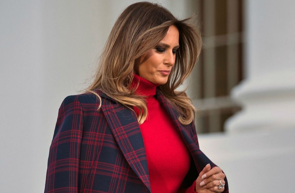 Melania Trump u Bijeloj kući na primopredaji drvca - 4