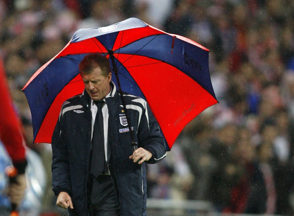 Steve McLaren nakon poraza 2007. od Hrvatske (Foto: AFP)