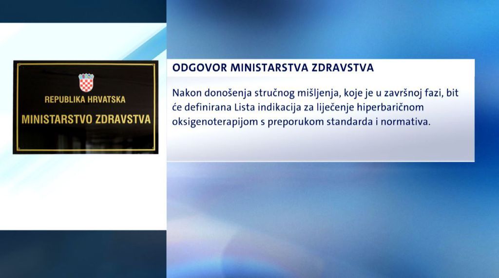 Ministarstvo zdravstva povisilo cijenu korištenja riječke barokomore (Video: Dnevnik Nove TV)