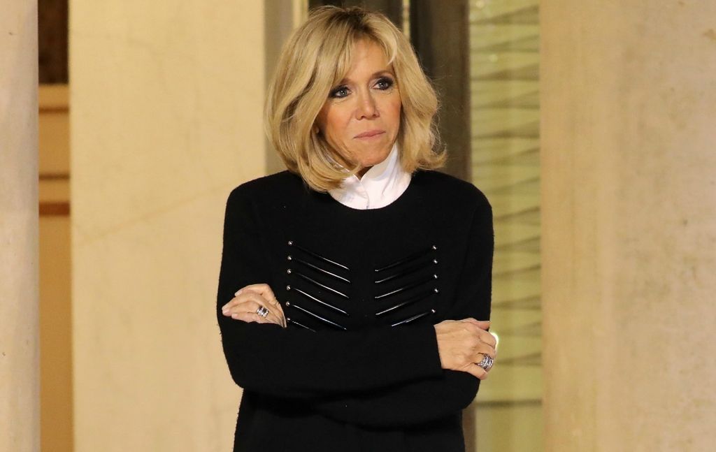 Brigitte Macron na sastanku u Elizejskoj palači - 1
