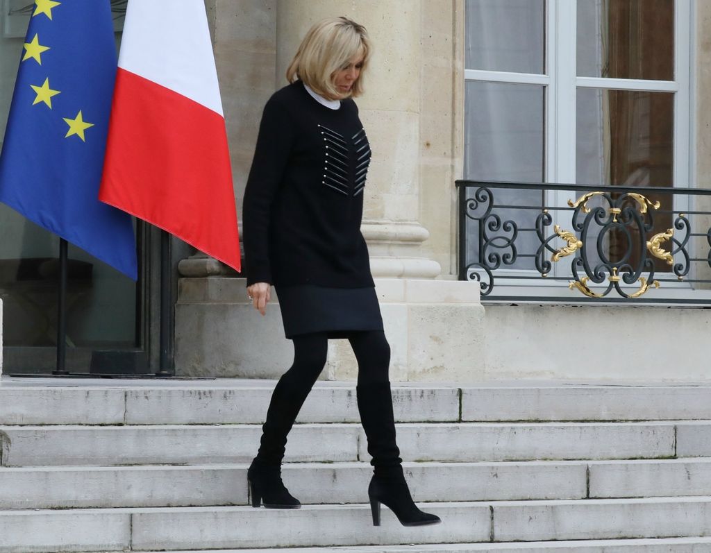 Brigitte Macron na sastanku u Elizejskoj palači - 6