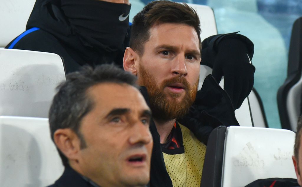 Lionel Messi i Ernesto Valverde (Foto: AFP)
