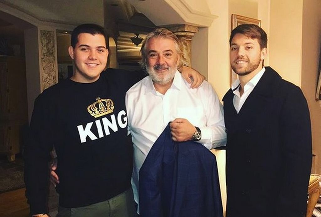 Viktor, Boba i Stefan Živojinović (FOTO: Instagram)