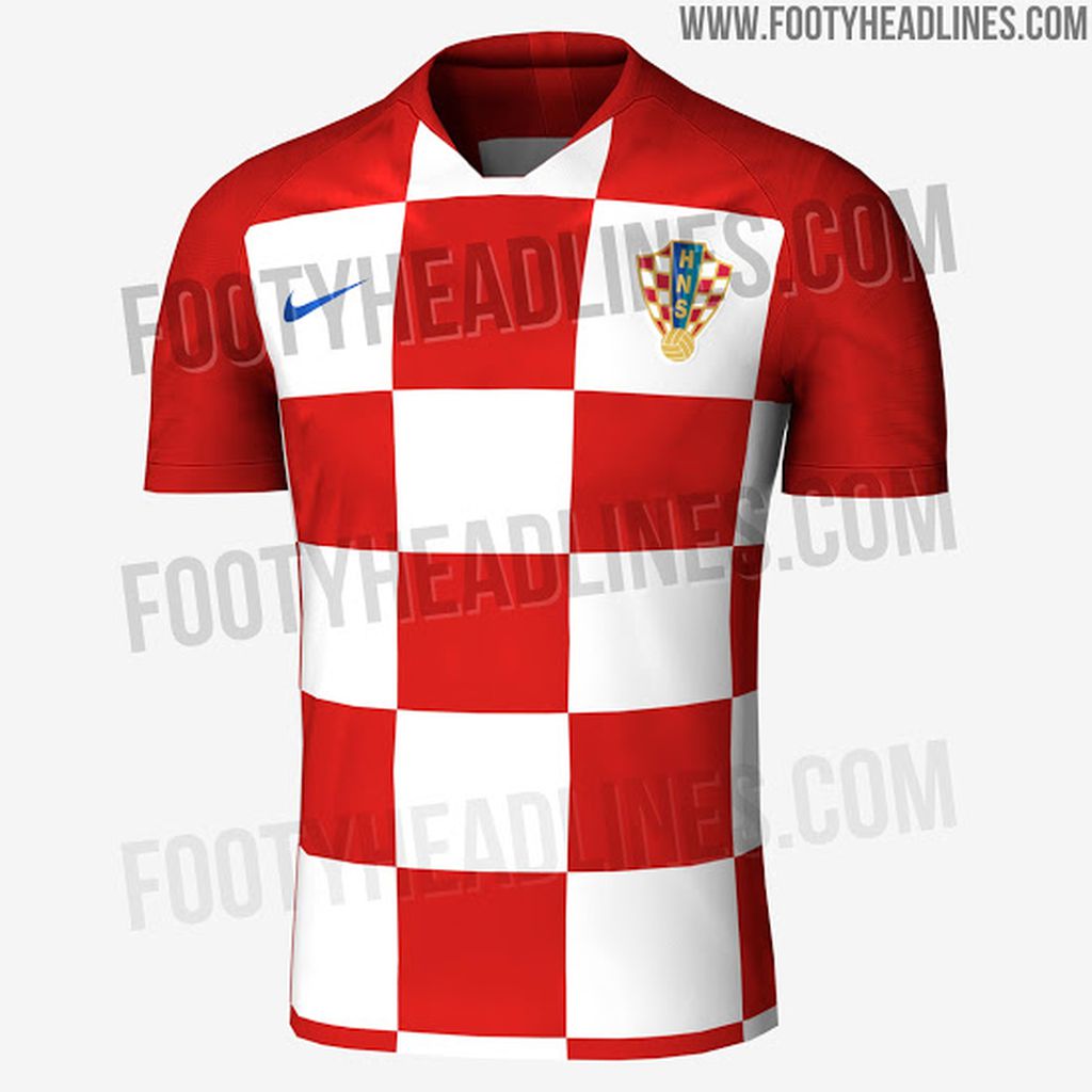 Novi dres hrvatske reprezentacije (footyheadlines.com)
