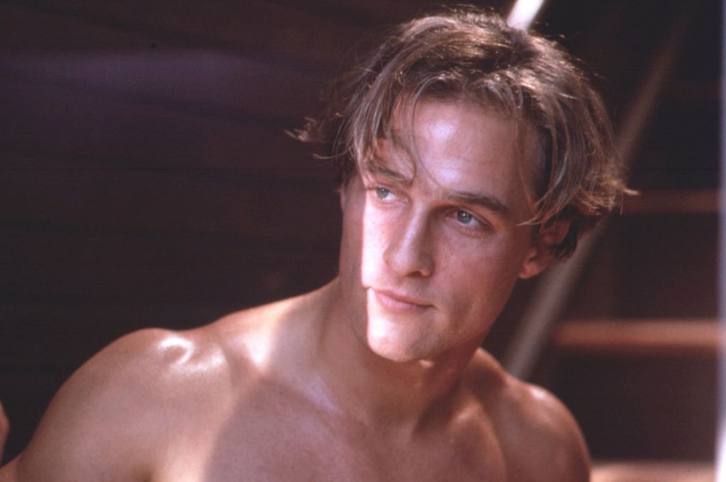 Matthew McConaughey 1996. godine, u vrijeme kada se natjecao za ulogu Jacka