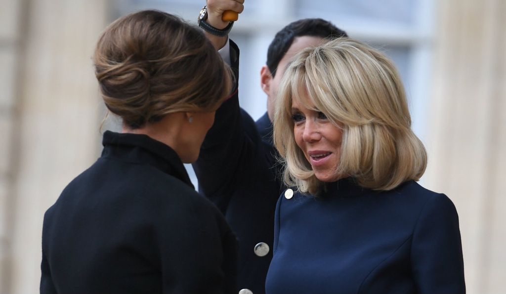 Melania Trump i Brigitte Macron