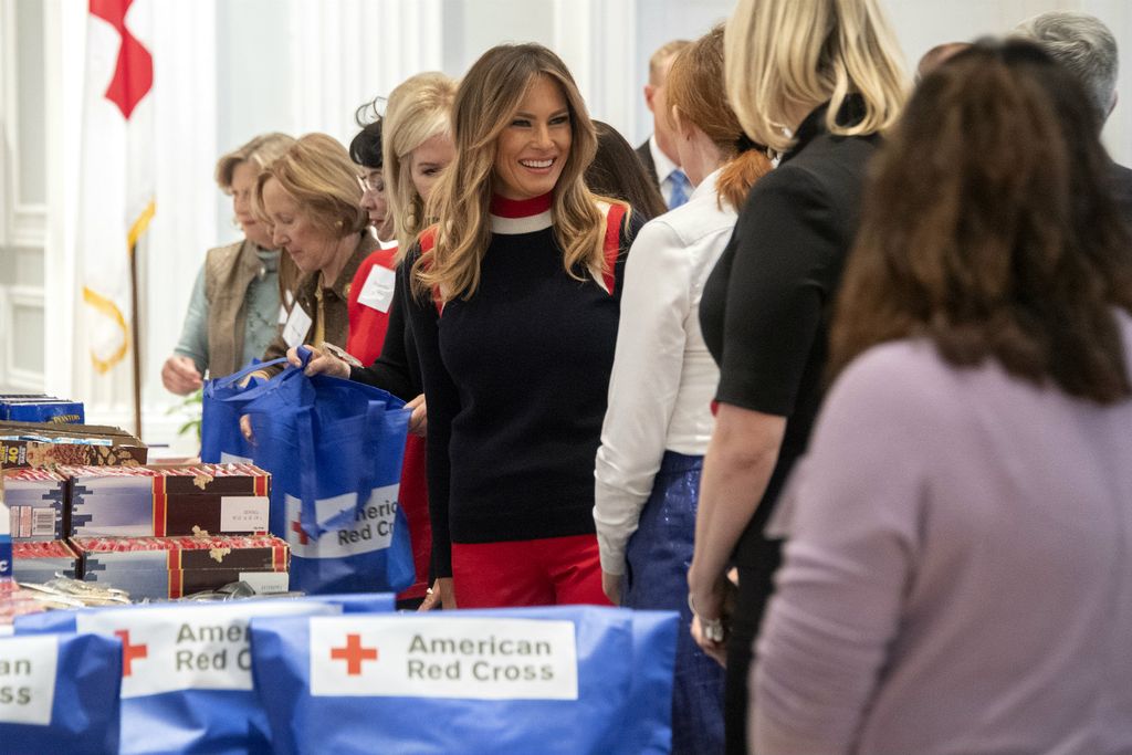 Melania Trump u sjedištu američkog Crvenog križa