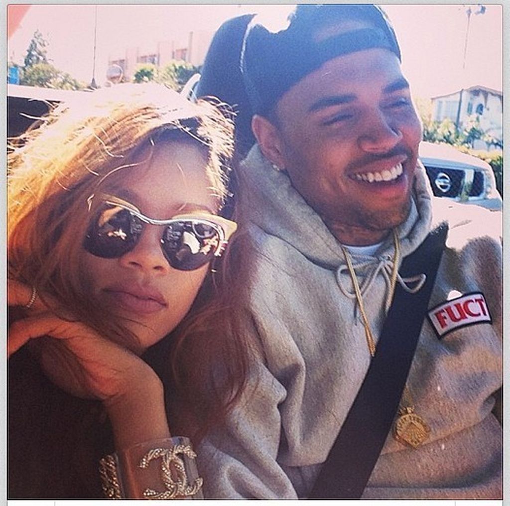 Rihanna i Chris Brown (Foto: Instagram)