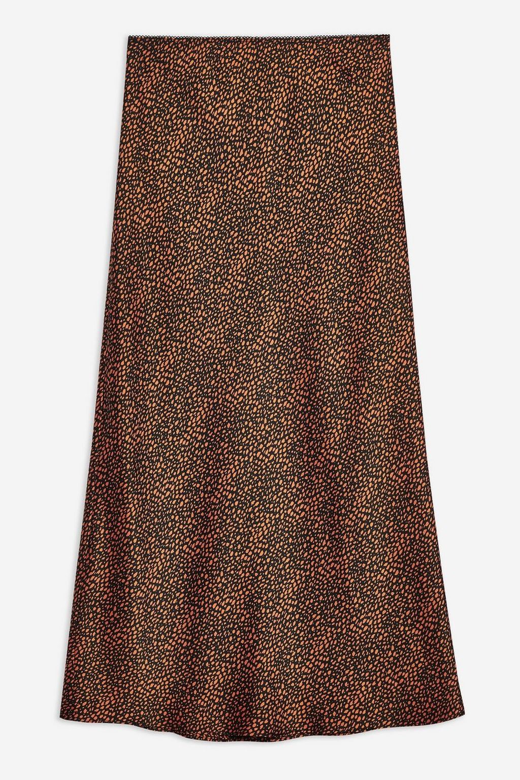 Topshop suknja, boja hrđe/životinjski uzorak, 35 funti