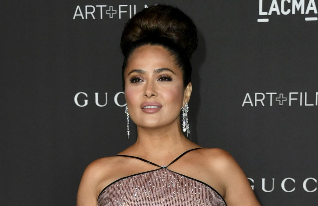 Salma Hayek u senzualnoj haljini modne kuće Gucci - 4