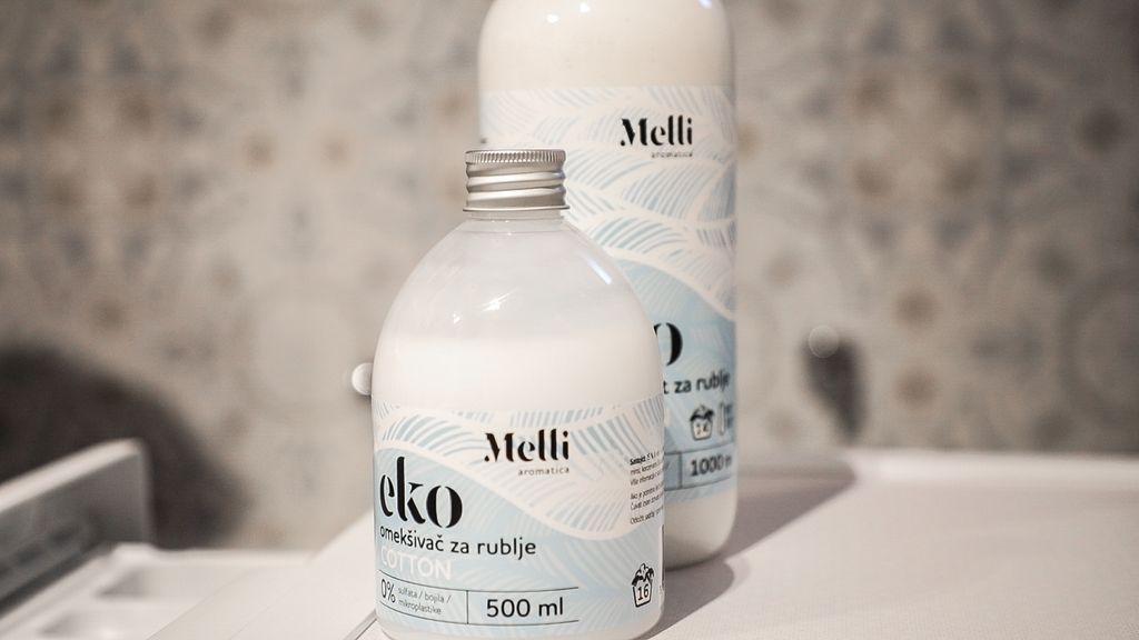 Melli Aromatica EKO deterdžent i omekšivač temeljeni su na biorazgradivoj recepturi bez mikroplastike