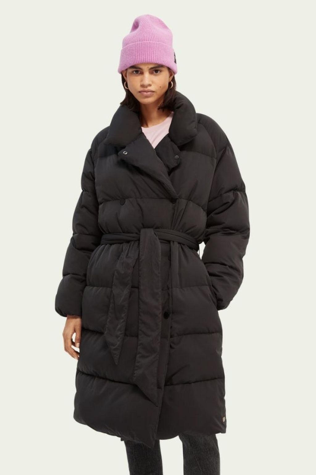 SCOTCH & SODA CRNA OVERSIZED PUF JAKNA W21, Europa 92