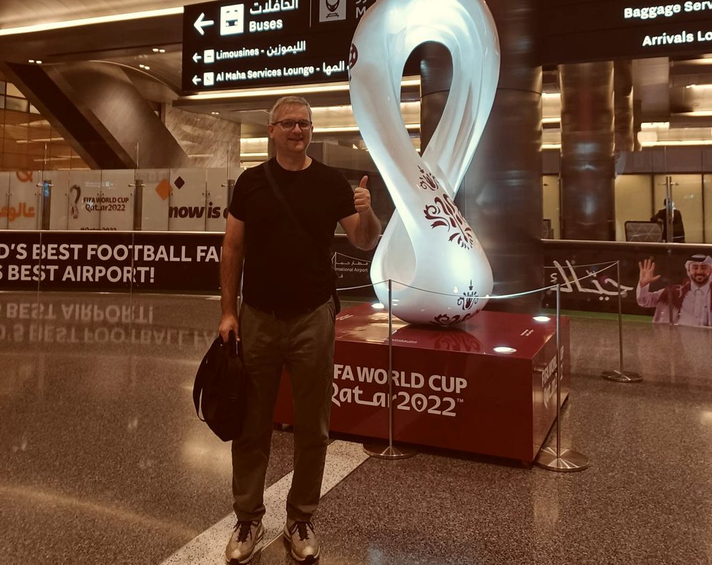 Ivica Medo, novinar gol.hr-a u Dohi