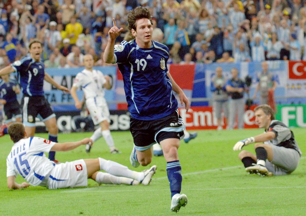 Lionel Messi protiv Srbije na SP-u 2006.