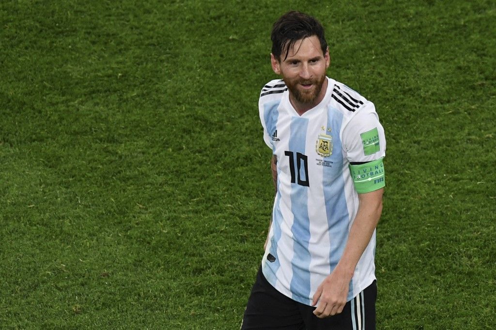 Lionel Messi 2018. nakon pobjede protiv Nigerije