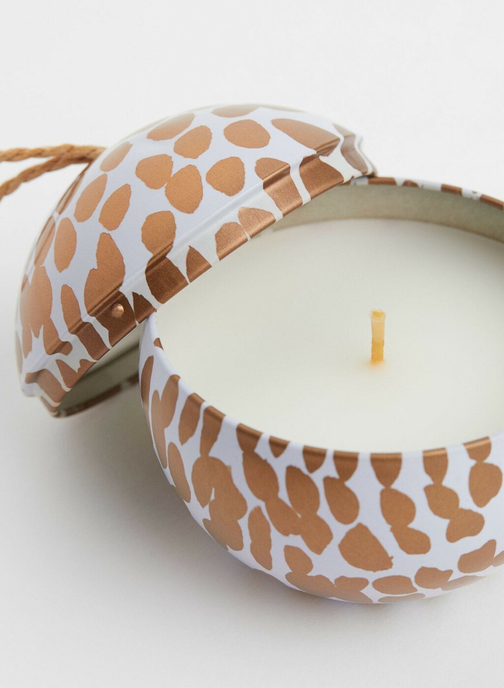 Ukras za bor u obliku kugle s mirisnom svijećom - 7