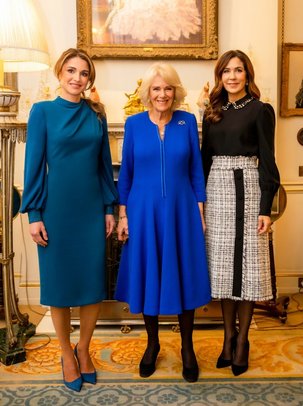 Kraljica Rania, kraljica supruga Camilla i princeza Mary