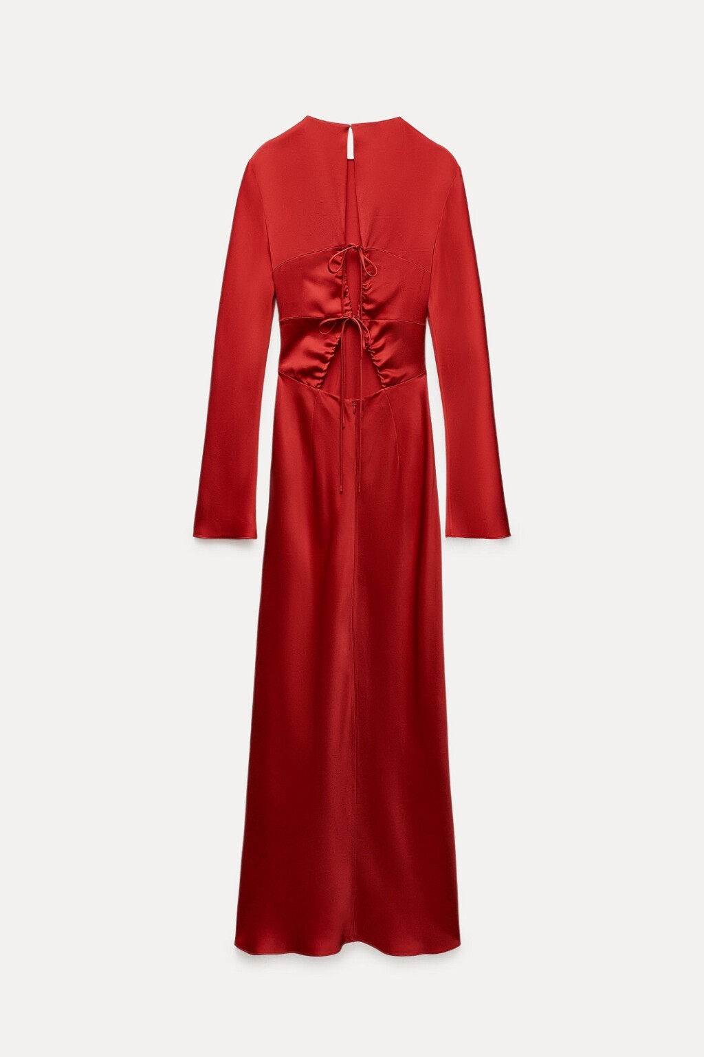 Zara crvena haljina s vezanjem na leđima, 79,95 eura - 1