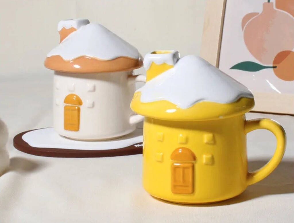 Šalica u obliku snježne kuće