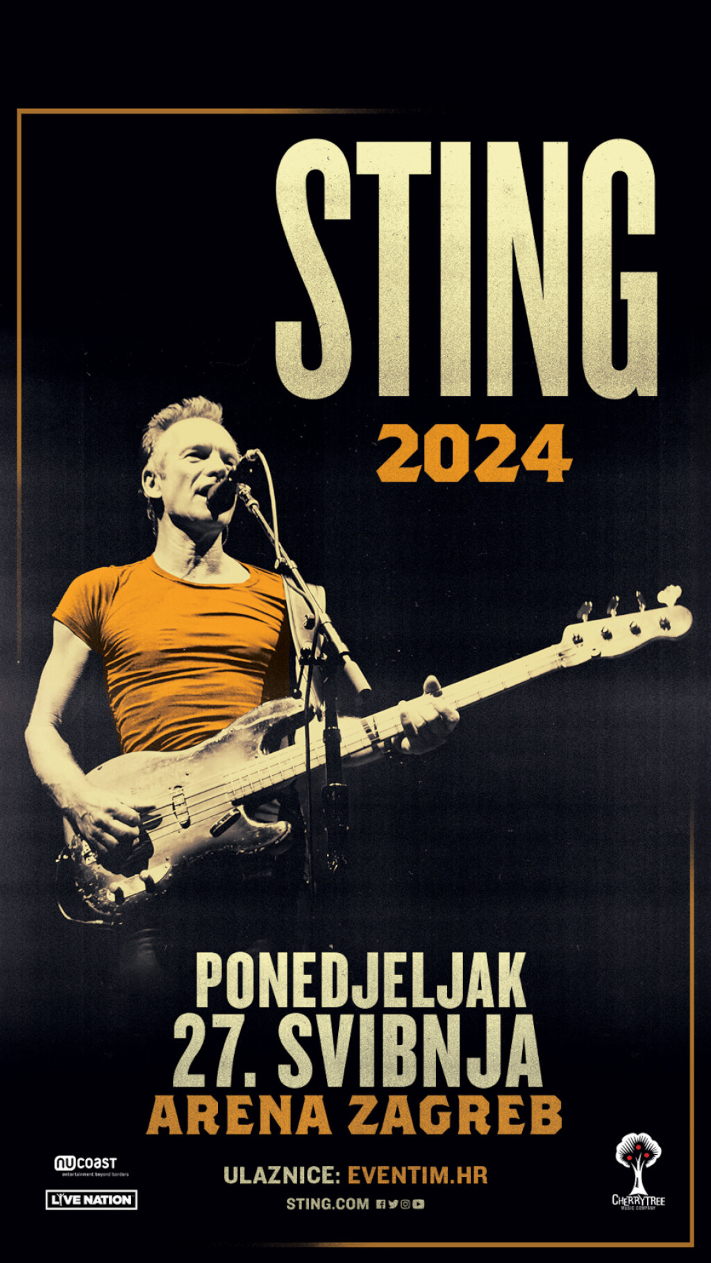 Sting iduće godine dolazi u Arenu Zagreb