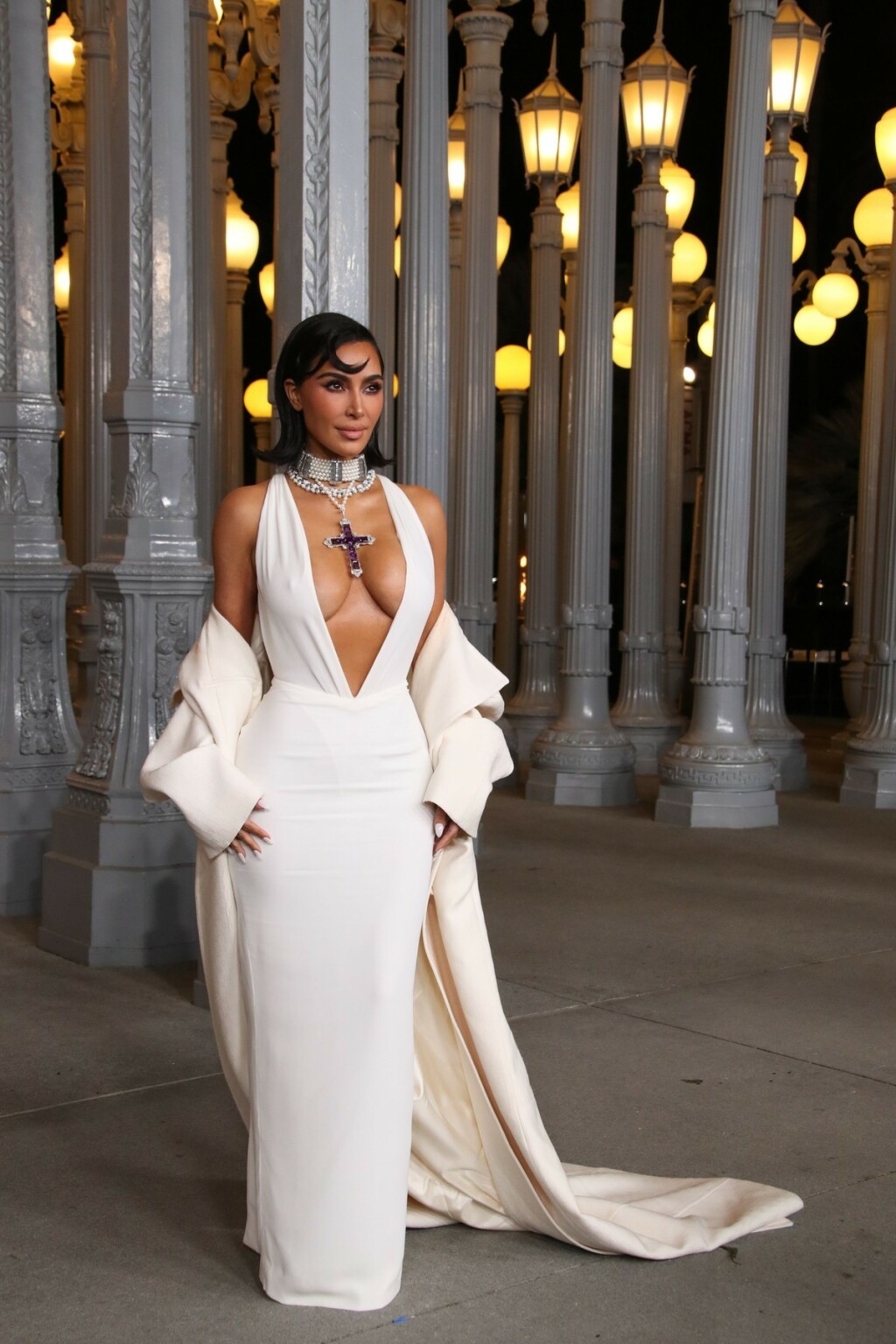 Kim Kardashian na LACMA Art+Film gala večeri