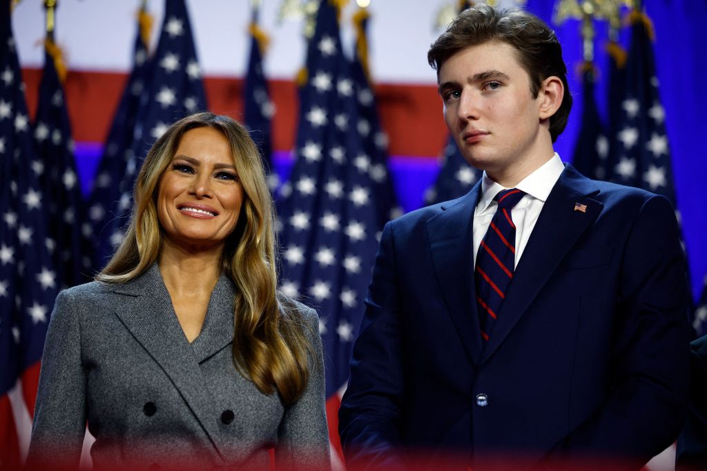 Melania i Barron Trump