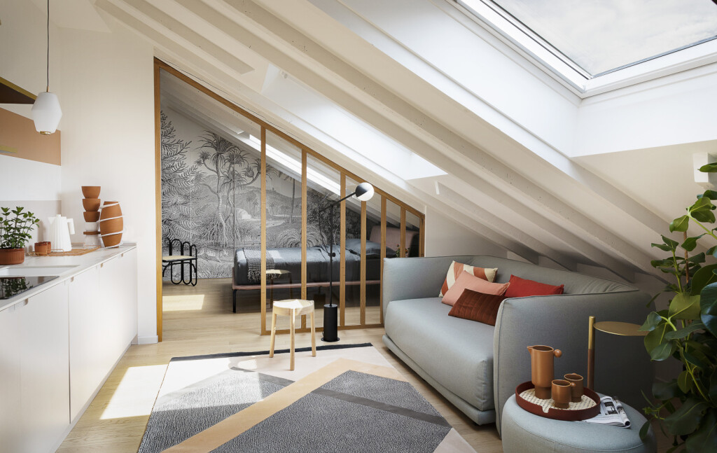 Stan u potkrovlju koji osvaja svojim zgodnim uređenjem - 10