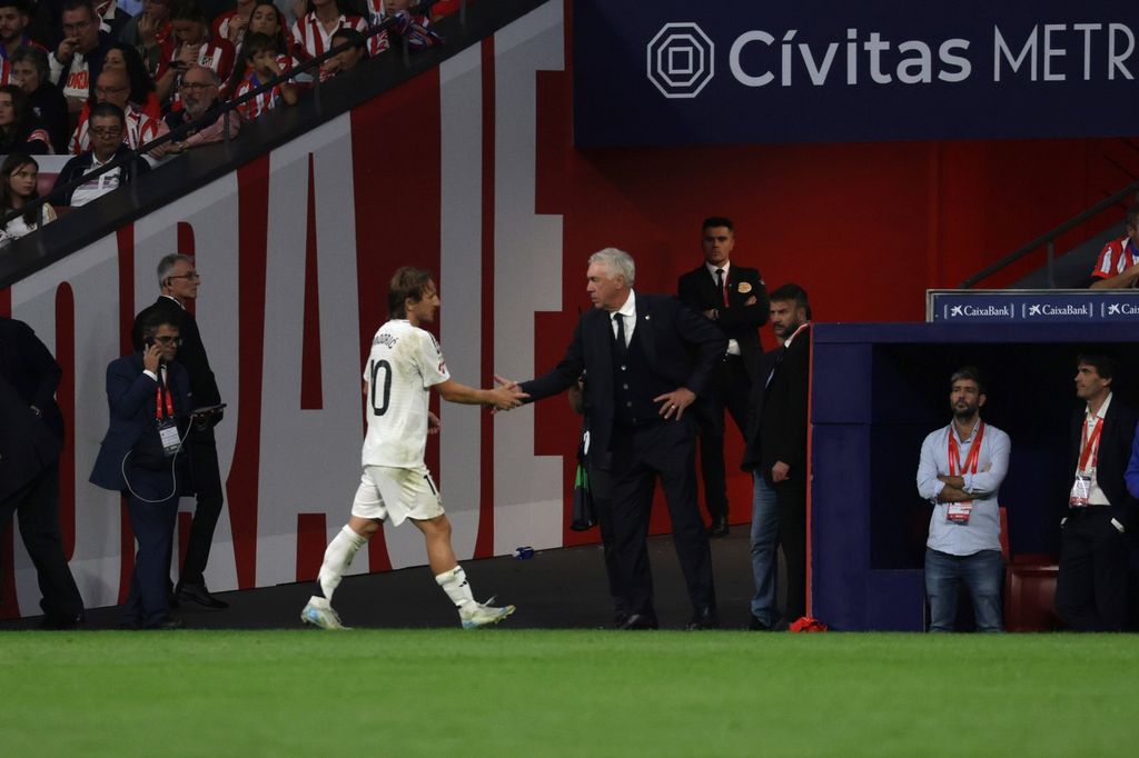 Modrić i Ancelotti