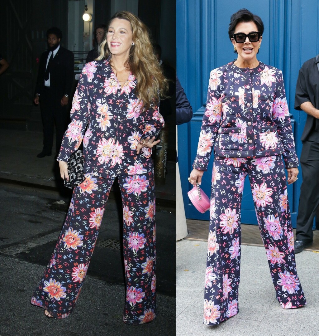 Cvjetni komplet iz Chanela svidio se Blake Lively, ali i Kris Kardashian