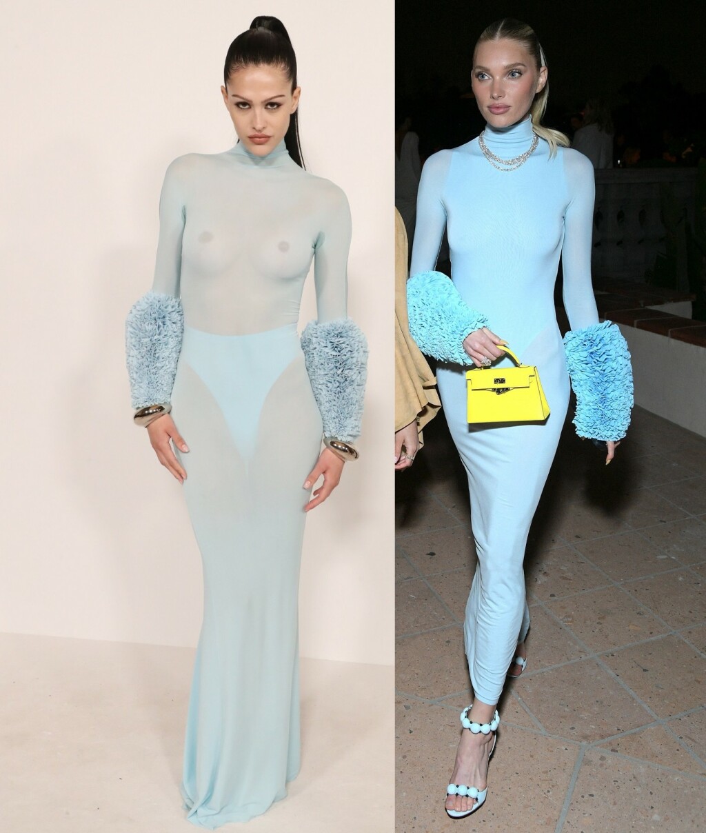 Amelia Gray i Elsa Hosk nosile su istu haljinu modne kuće Alaïa na dva različita događanja