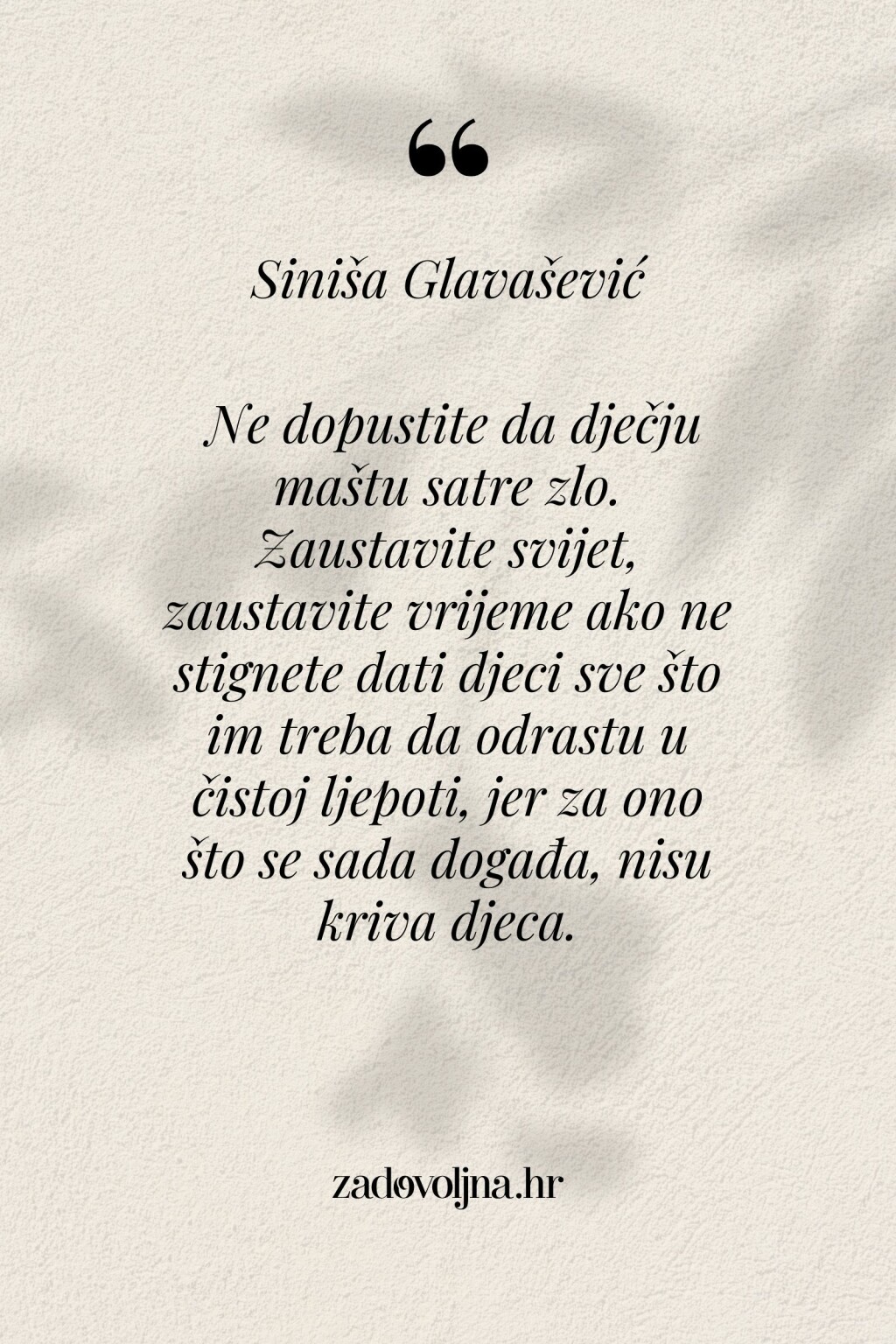 Citati Siniše Glavaševića - 6