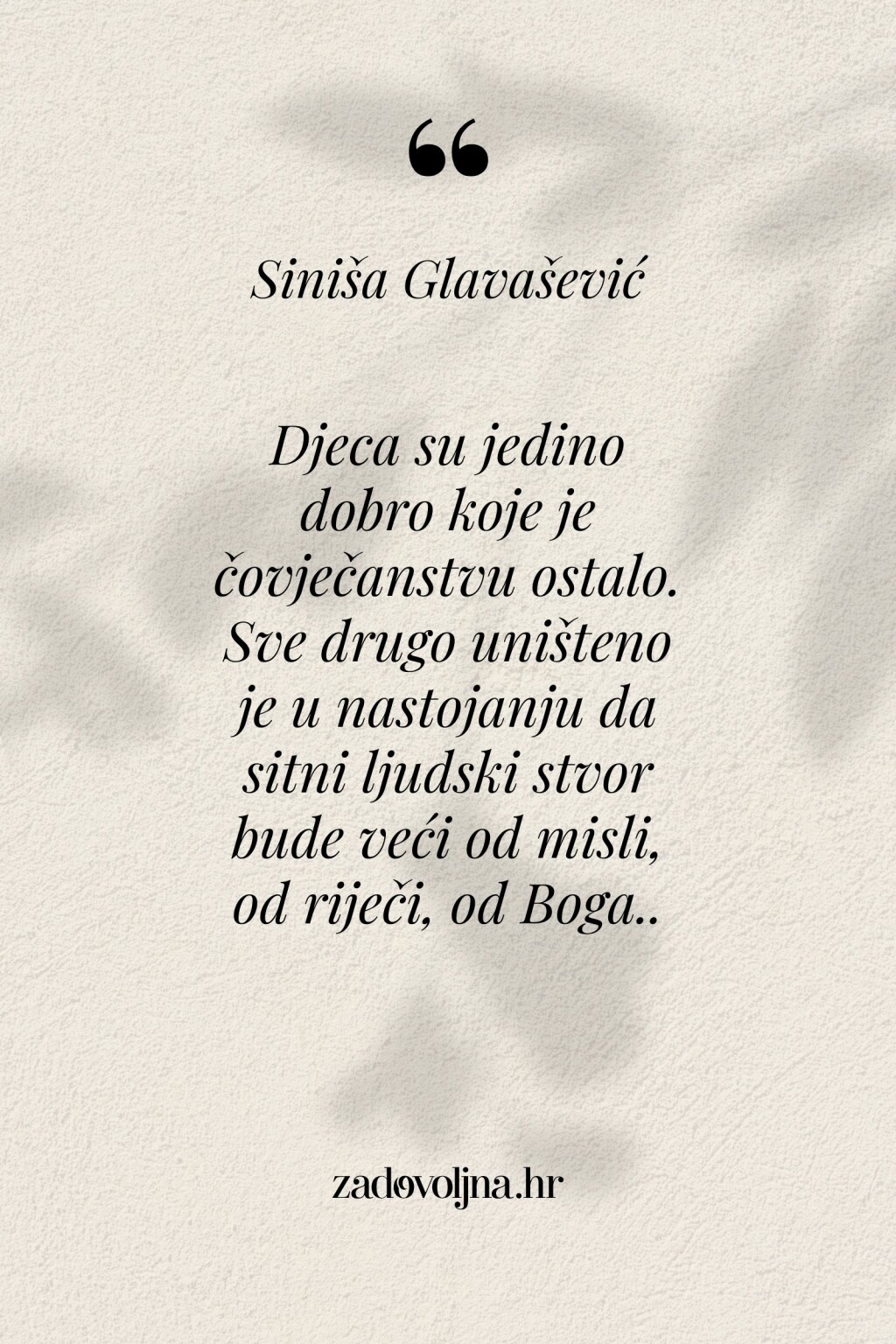 Citati Siniše Glavaševića