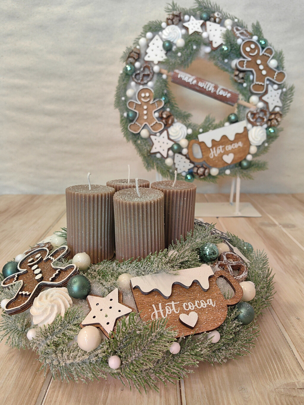 Bajkoviti adventski vjenčići koje izrađuje mama Matea Frdelja iz Jastrebarskog