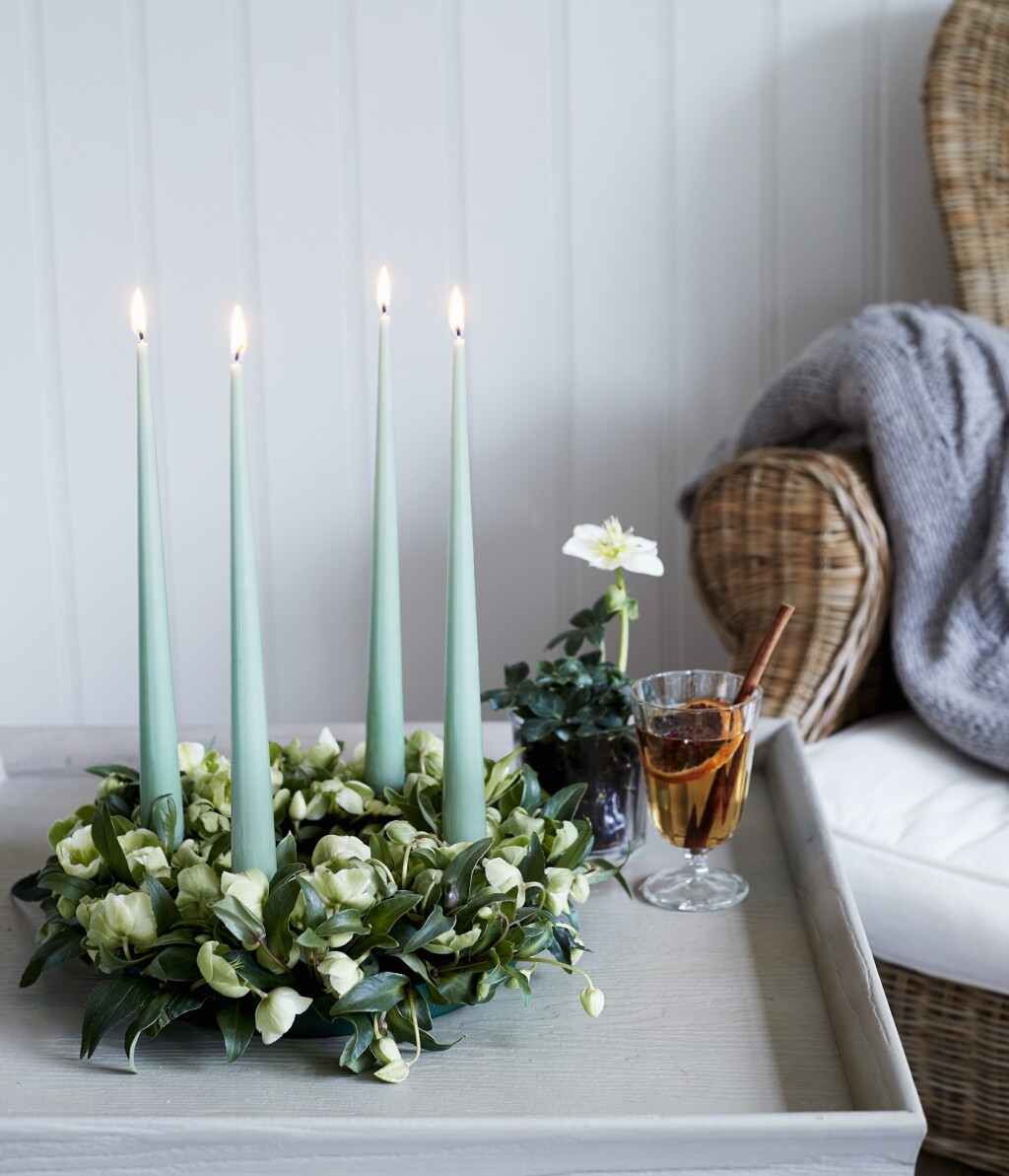 Adventski vijenci s konusnim svijećama - 10