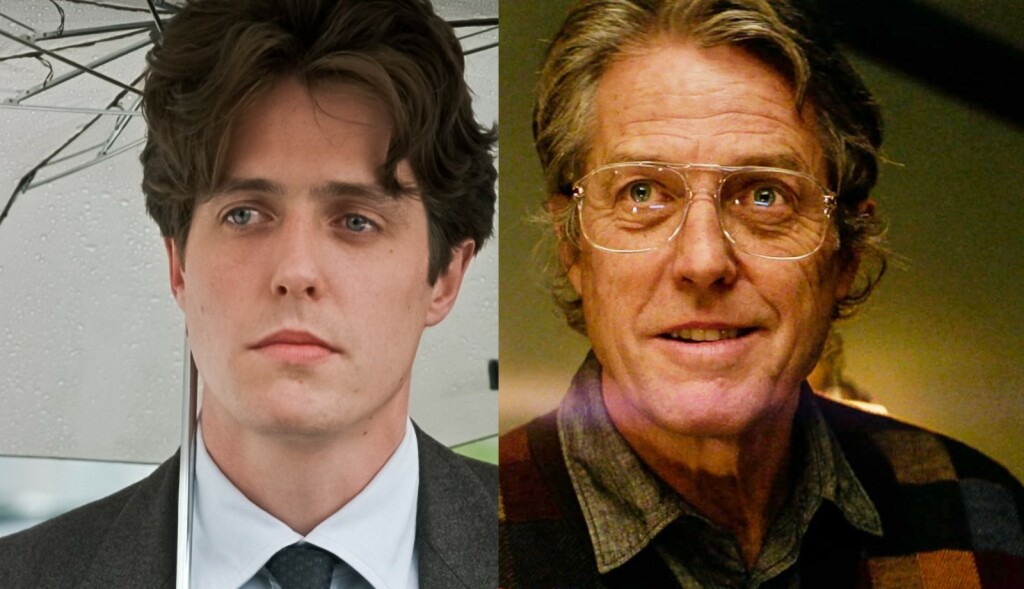 Hugh Grant 1994. u filmu Četiri vjenčanja i sprovod i 2024. u filmu Heretic