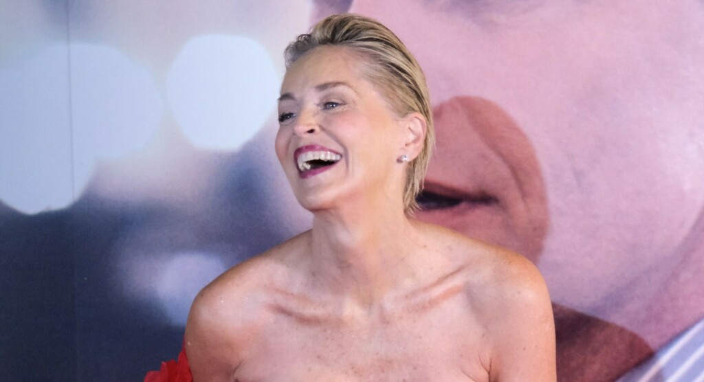 Sharon Stone u couture haljini Tonya Warda - 1