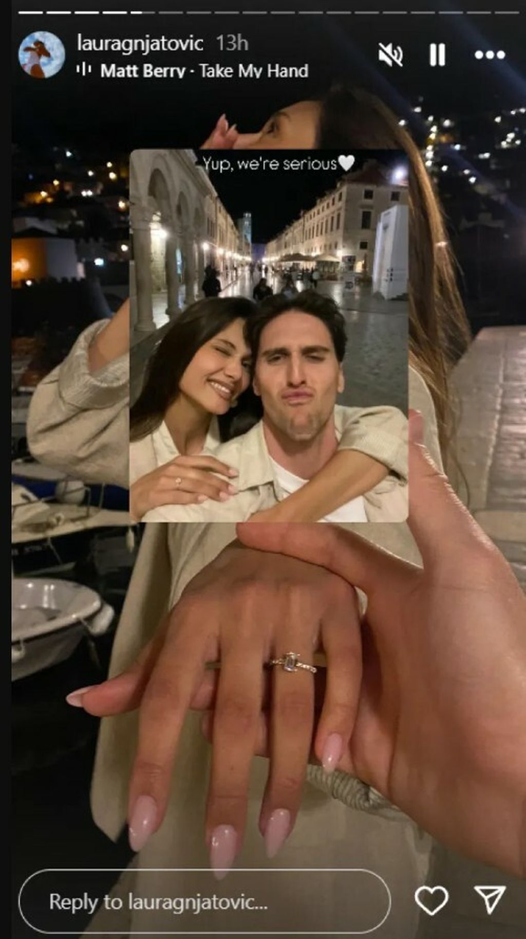 Laura Gnjatović na Instagramu