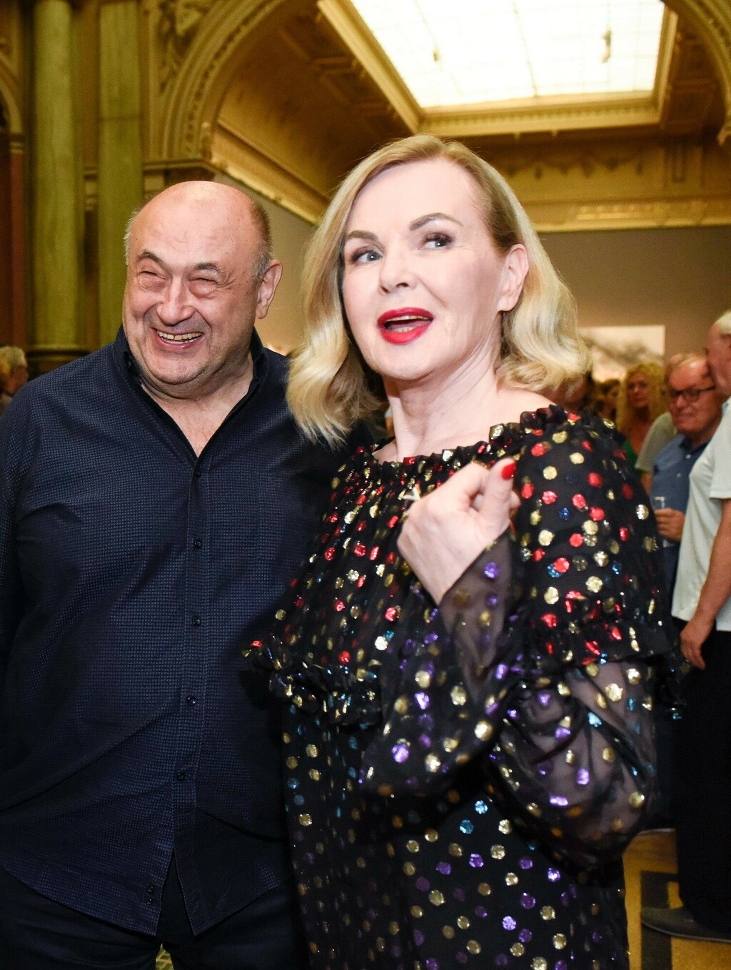 Jadranka Sloković na otvorenu izložbe Zlatana Vehabovića