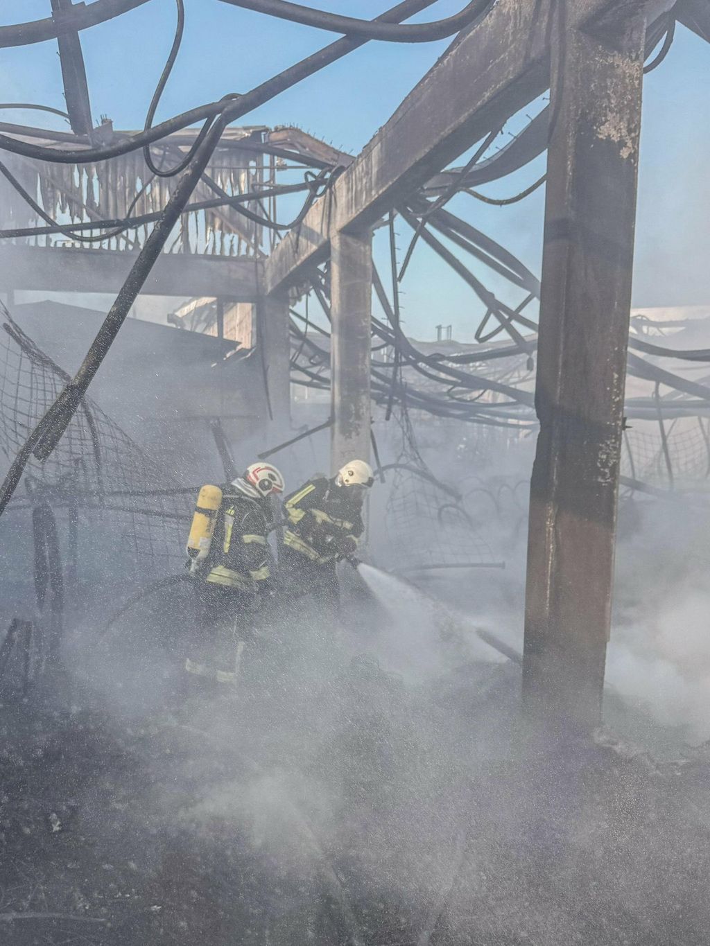 Zgarište nakon požara u Svetoj Nedelji