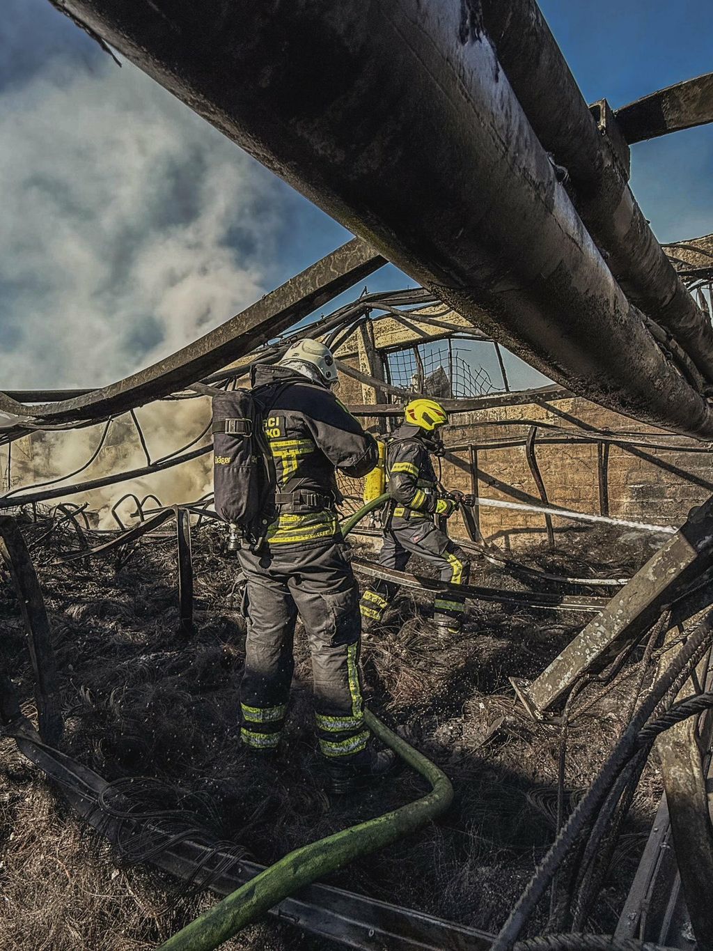 Zgarište nakon požara u Svetoj Nedelji