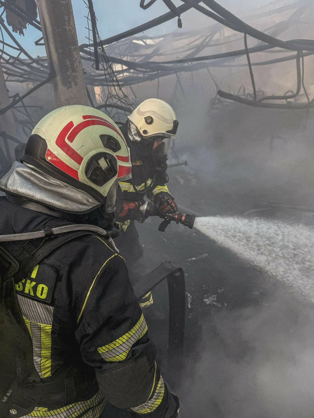 Zgarište nakon požara u Svetoj Nedelji