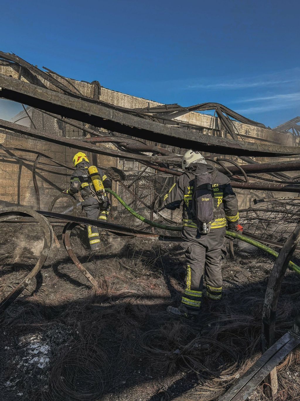 Zgarište nakon požara u Svetoj Nedelji