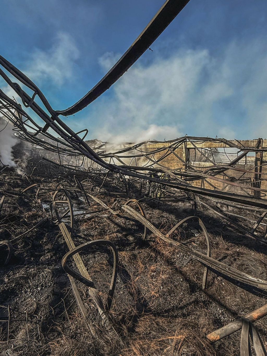 Zgarište nakon požara u Svetoj Nedelji