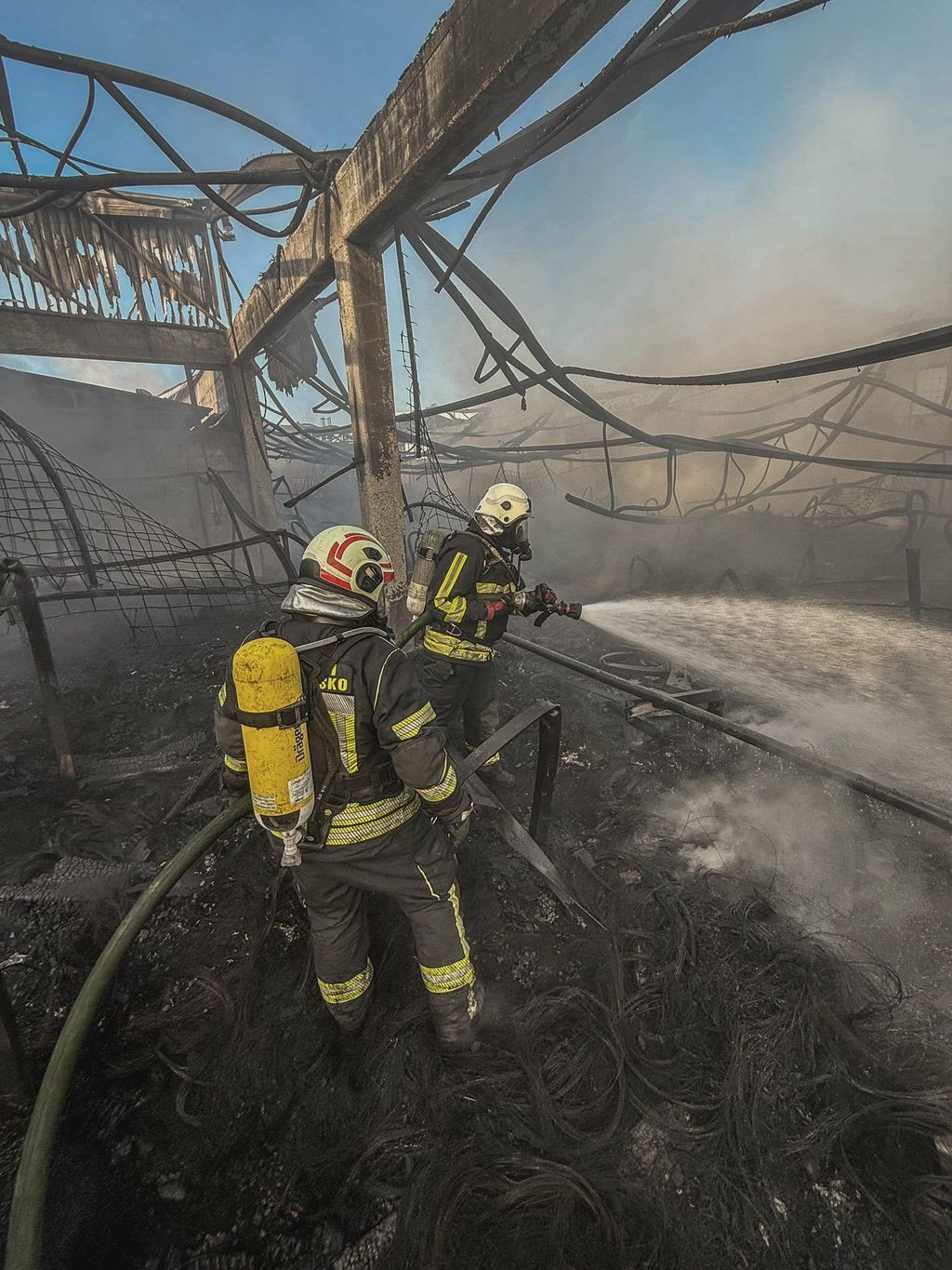 Zgarište nakon požara u Svetoj Nedelji