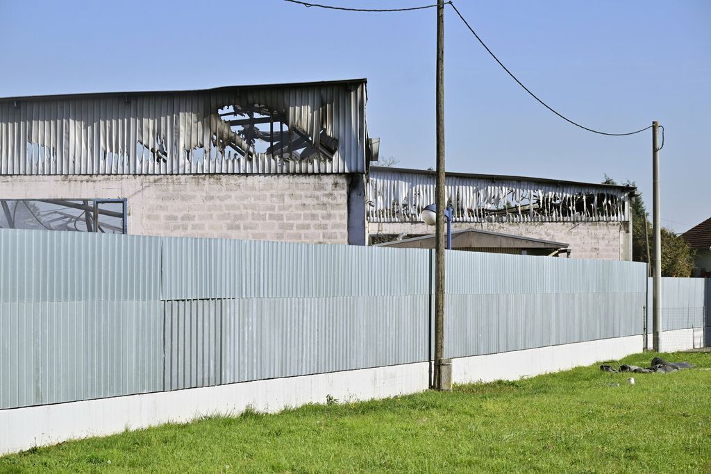 Zgarište nakon požara u Svetoj Nedelji