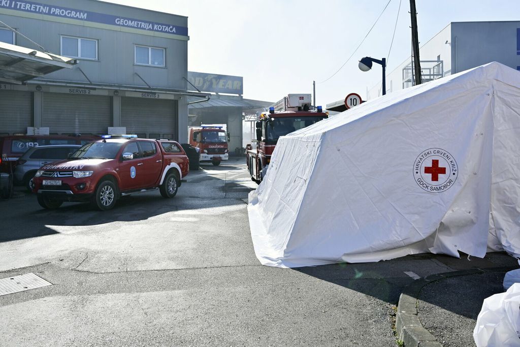 Zgarište nakon požara u Svetoj Nedelji