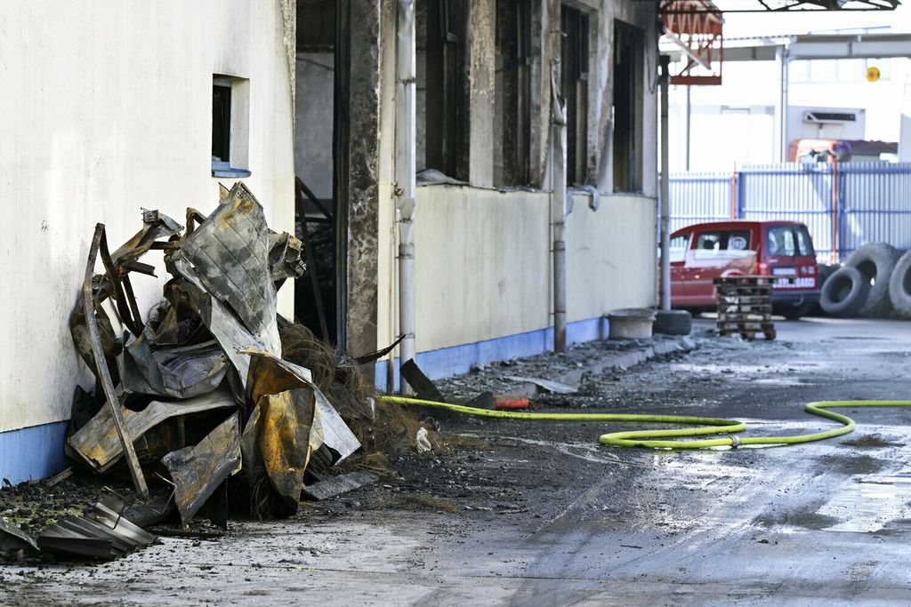 Zgarište nakon požara u Svetoj Nedelji